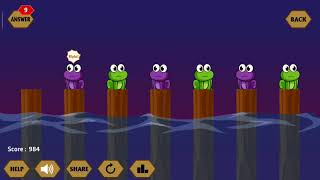 6 River IQ Chapter 6 There are 6 frogs and 7 pillars