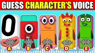 Can You Guess the NumberBlocks Characters by Voice? 🔊 | NumberBlocks Animation | 0,1,2,3,4