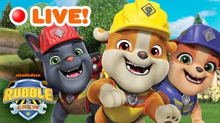 🔴 LIVE: Best of Rubble & Crew Season 1! w/ Charger, Mix & PAW Patrol | Rubble & Crew