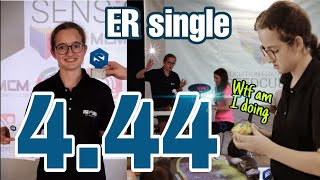 4.44 3x3 European Record single (WR5)