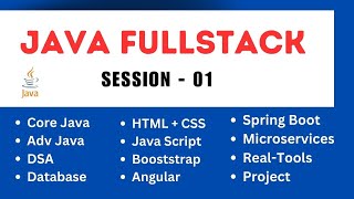 Day - 01 : Java Fullstack | Introduction | Ashok IT