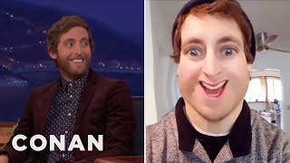 Thomas Middleditch Loves Snapchat Filters | CONAN on TBS