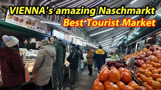 Vienna's amazing Naschmarkt, The BEST Market in Vienna | Vienna Walk 4K