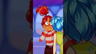 Anxiety KISS Joy 😘 (Inside out 2 Animation) #shorts #animation #memes