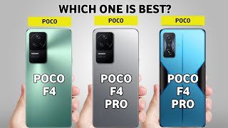 Poco F4 vs Poco F4 Pro vs Poco F4 GT