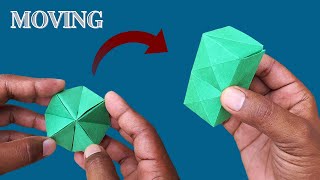 Origami Magic Transforming Flexahedron ( Jeremy Shafer ) - Paper Moving Flexahedron