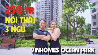 250 TRIỆU NỘI THẤT 3 NGỦ ĐẸP NHẤT Chung Cư Vinhomes Ocean Park - Thiết Kế Nội Thất TH HOME