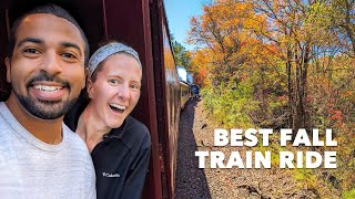 A Scenic Train Ride through Peak Fall Colors on Hiwassee Loop to Copperhill