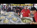 5 PERIUK BESAR HABIS sampai orang beratur SEPANJANG INI?cannot BRAIN BRO !!