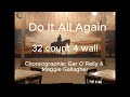 DO IT ALL AGAIN / LINE DANCE / STEPS (TUTORIAL)