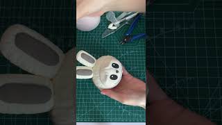 How to make a hug Labubu with clay. #labubu #diy  #handmade #clay #fondant