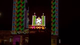 Melur church - Lighting Arrangements for perunnal