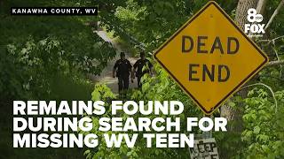 Human remains found during search for missing Kanawha County teenager