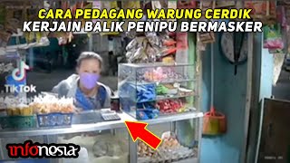 PENIPU PANIK...! Cara Cerdik Pedagang Warung GAGALKAN Modus Penipuan