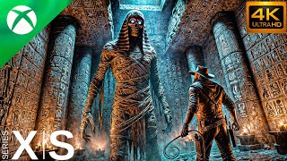 INSIDE THE CURSED PYRAMID | Indiana Jones Gameplay (NO COMMENTARY) 4K 60FPS - XBOX X