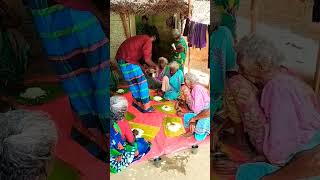 வயதான முதியவர்களுக்கு மீன் குழம்பு சாப்பாடு 🙏 #shortvideo# #villageboy2809# ...