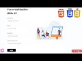 Form Validation With JS | Easy Javascript Project