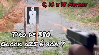 Teste de precisão do CALIBRE .380 ACP com a pistola GLOCK G25