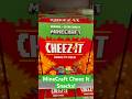 Would You Pick Up These MineCraft Cheez It Snacks?! #minecraft #videogames #snacks #shorts #fyp