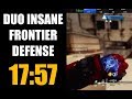 Scorch/Ronin Duo Insane Frontier Defense Speedrun in 17:57