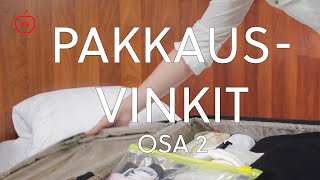 Matkalaukun pakkaaminen tiiviisti | DailyChic pakkausvinkit osa 2