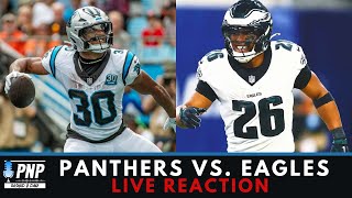 Panthers vs Eagles LIVE Reaction 🔥 | Can Carolina Shock the NFL?