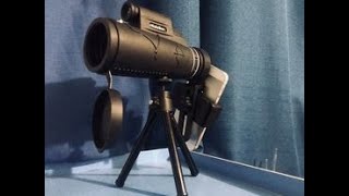 Este telescopio monocular es buenísimo para ser tan barato.😳😱