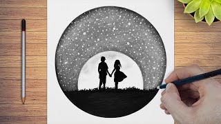 How To Draw Boy And Girl Love Video Klip Mp4 Mp3