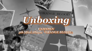 【 Unboxing 】推しがカムバしました。｜ENHYPEN『 ORANGE  BLOOD 』開封📦💫｜社会人ENGENEの備忘録｜