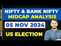 NIFTY PREDICTION FOR TOMORROW | 5 NOVEMBER | BANK NIFTY PREDICTION| NIFTY LIVE TRADING| NIFTY EXPIRY