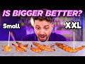 Does Bigger Taste Better?! | Prawns (TASTE TEST)