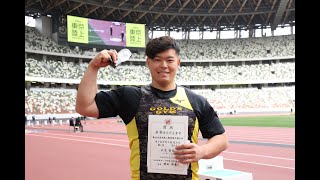 【第86回東京選手権】男子砲丸投 氏家 豪留選手　優勝コメント