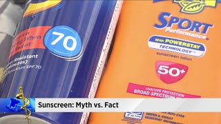 Myths and facts about sunscreen