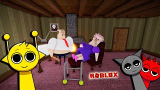 SIMON SPRUNKI vs MR PICKLE CATCHING GRUMPY GRAN SLEEPING? #roblox #robloxobby #sprunki