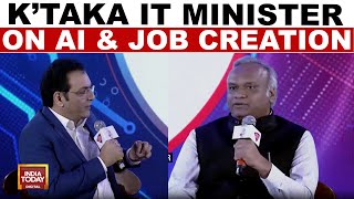 Karnataka IT Minister Priyank Kharge On AI, Job Creation, And Cyber Regulations | India Today