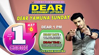 DEAR YAMUNA SUNDAY WEEKLY DRAW TIME 1 PM ONWARDS DRAW DATE 18.06.2023