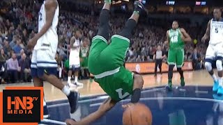 Jaylen Brown - terrible fall / Celtics vs Timberwolves