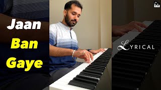 Jaan Ban Gaye | Lyrical Piano Cover | Khuda Haafiz | Piano Karaoke | Roshan Tulsani