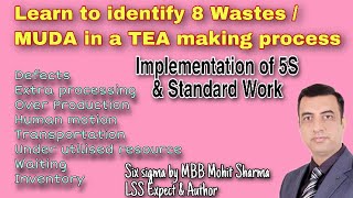 Lean fun video| 8 Waste identification through Tea Making process | Learn Muda, 5S and Standard Work