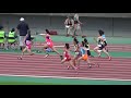 女子b1年100m_準決勝2組_2019年度第7回札幌中学選手権20190801