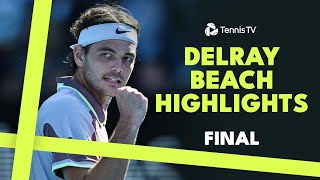 Taylor Fritz vs Tommy Paul For The Title 🏆 | Delray Beach 2024 Final Highlights