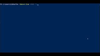 remove-Item with powershell