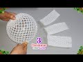 INCREDIBLE ! 3 Genius Christmas idea made from waste Fruit Foam Net | Best out of waste craft