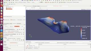 Modal analysis of a dam
