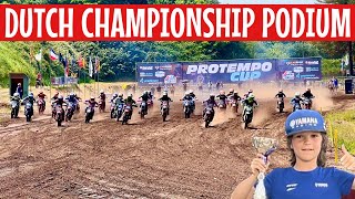 DUTCH CHAMPIONSHIP PODIUM | MON Stevensbeek 2023 | Liljann141 | Yamaha YZ65 #82