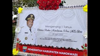 Ziarah Pemkab Manokwari ke Makam Demas Paulus Mandacan