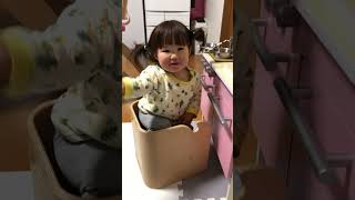 【生後1年6カ月】ちょうだいが上手になったね　#可愛い赤ちゃん  #幼児 #vlog