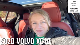 Ice White 2020 Volvo XC40 / Walkaround with Heather