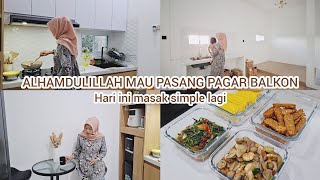 Kegiatan ibu rumah tangga mulai dari pagi di rumah minimalis | Beberes dan masak sederhana