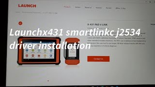 LAUNCH X431 Smartlink c J2534 driver installation